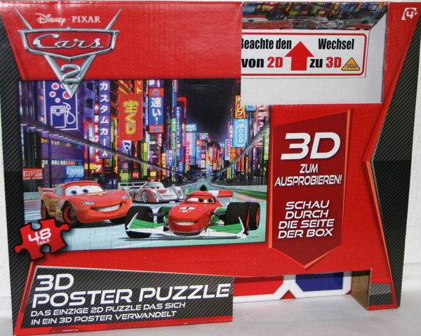 Cars 2 - 3D Poster Puzzle