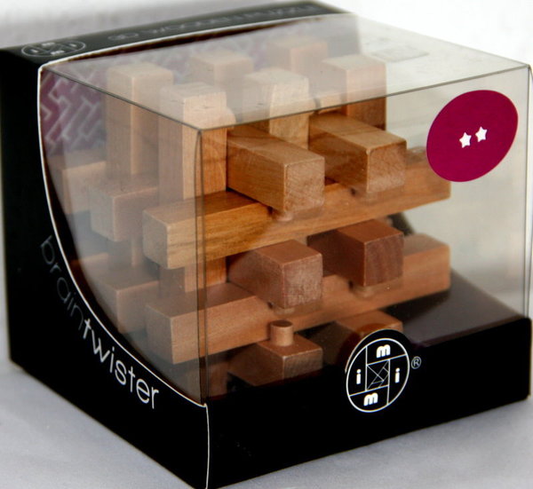 3d Wooden Mini-Puzzle - Würfel 18 Hölzer