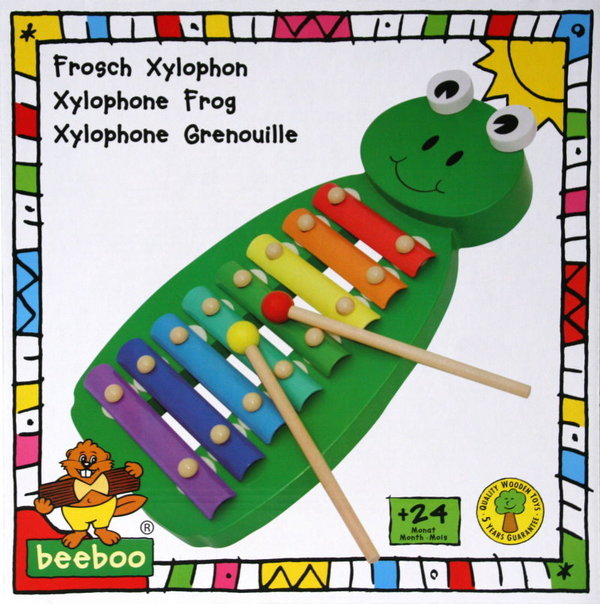 Beeboo - Holz-Xylophon-Frosch