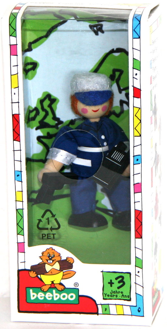Beeboo - Holz-Spielfigur Polizist